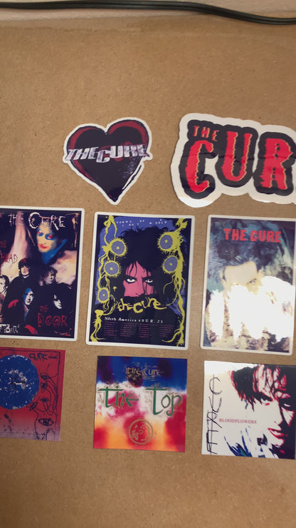 10pc The Cure Sticker Pack