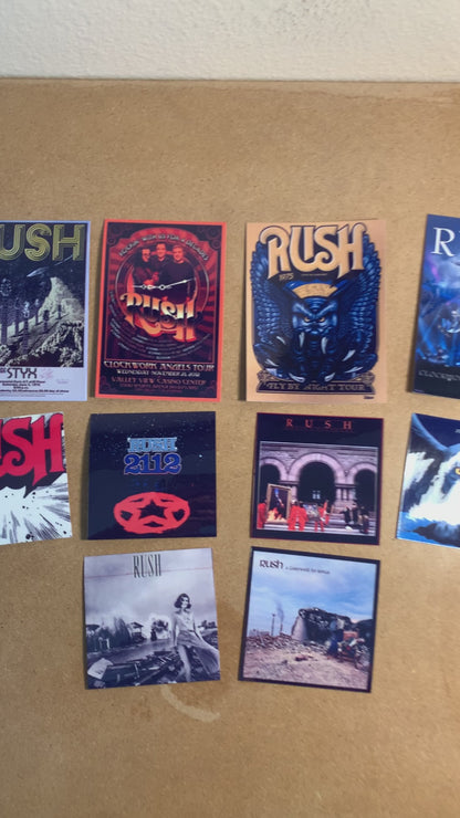 10pc Rush Sticker Pack